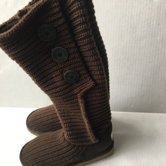 Classic Cardy UGG Knit Boots Australia UGGS 5819 - Picture 12 of 16